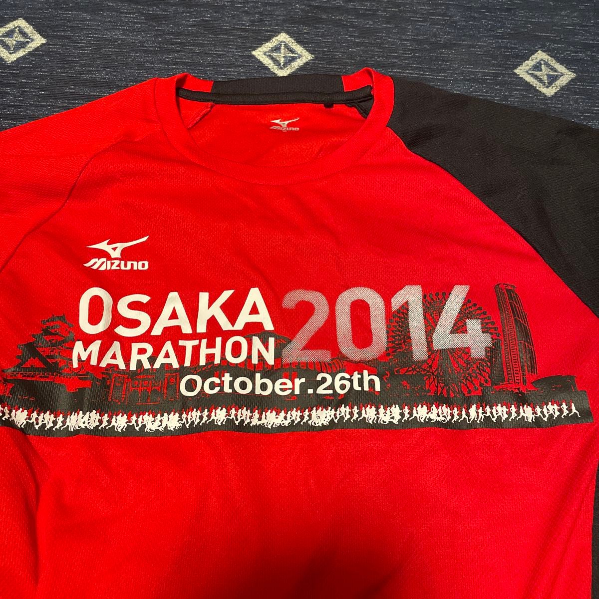 大阪マラソン記念Tシャツ 2014年　赤