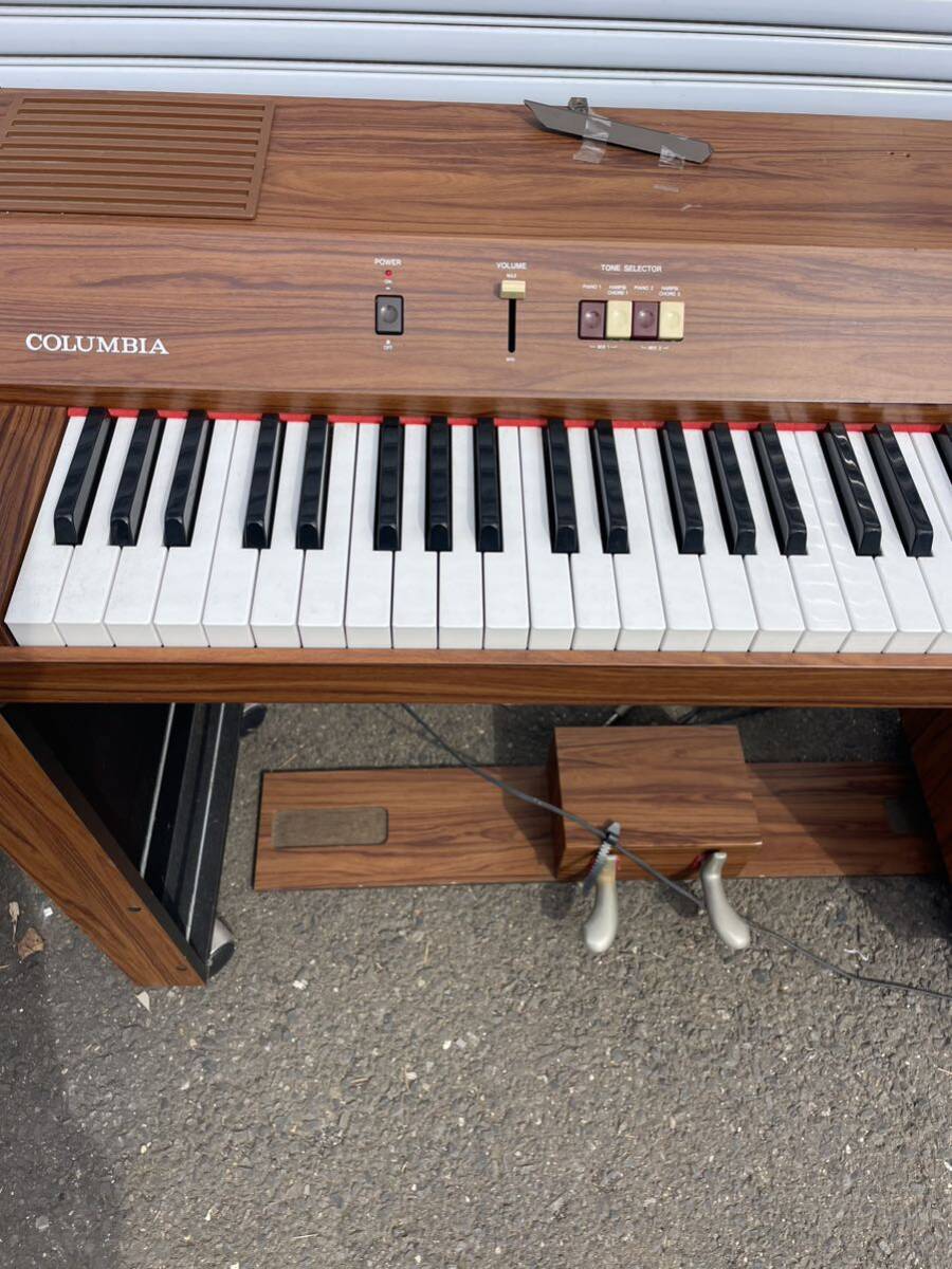 ジャンク 通電OK 電子ピアノ コロムビア EP-112R システムエレピアン システムキーボード 引き取り限定_画像4