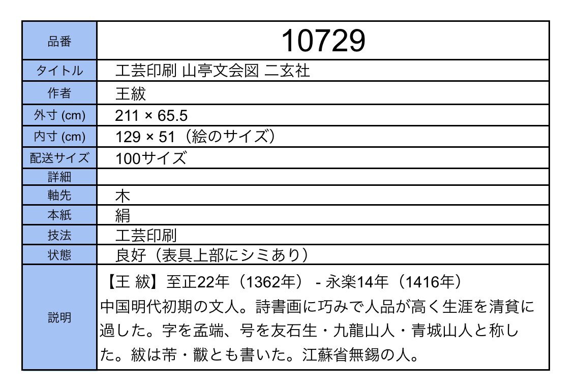 【工芸印刷】吉】10729 山亭文会図 王フツ 二玄社 明代初期 中国画 古画 掛軸 掛け軸 骨董品_画像10