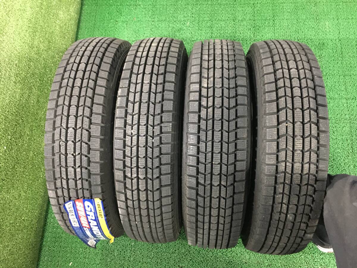 メーカー不明 15x5J OFF50 PCD114.3 ダンロップ GRANDTREK SJ7 175/80R15 冬タイヤ 売切!!_画像7