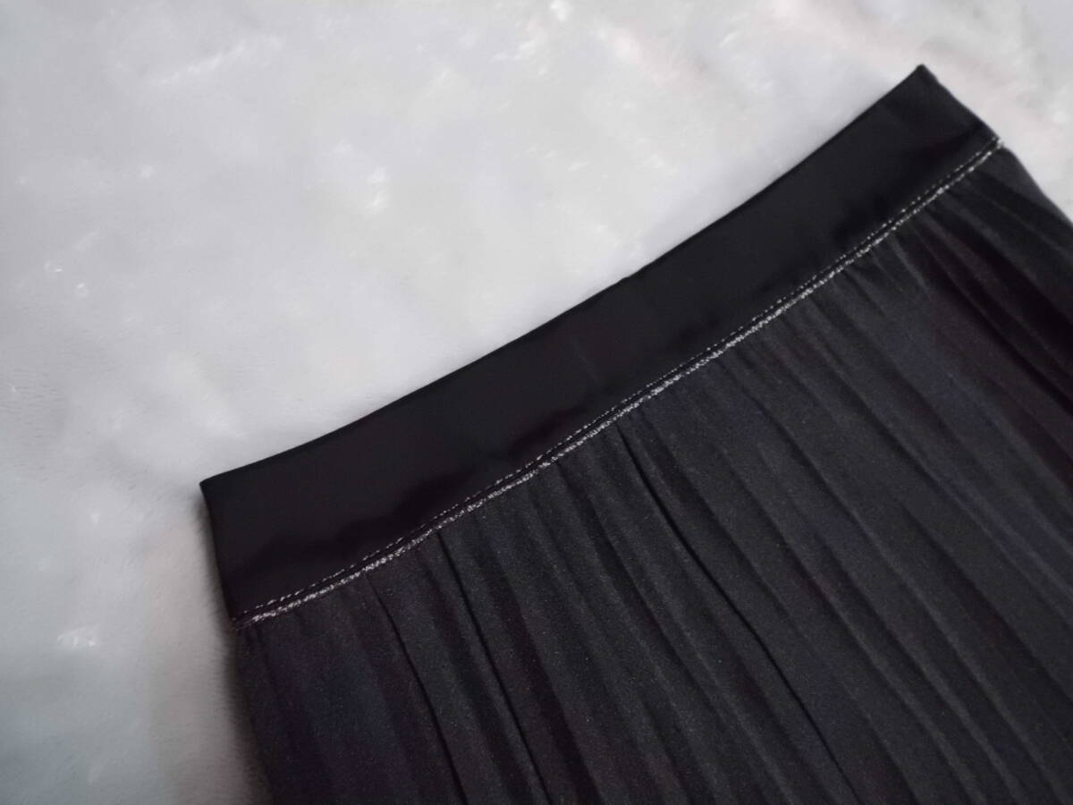  spring 2.3 times have on beautiful goods 23 district Onward . mountain black pleat processing mi leak height flared skirt 32 XS S W62 outside fixed form 250 jpy shipping including in a package OK