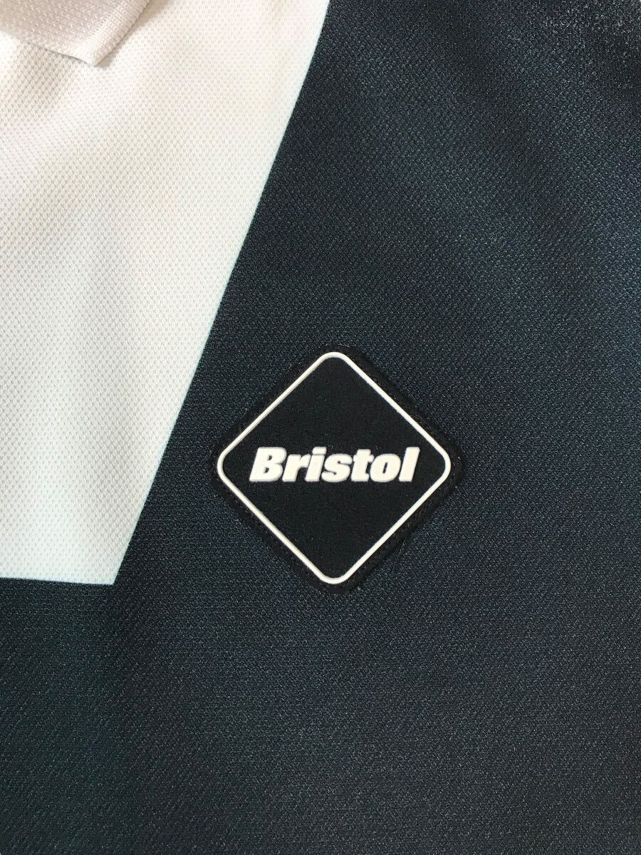 (D) F.C.R.B. F.C. Real Bristol エフシーレアルブリストル 半袖ポロシャツ M ホワイト系 送料250円 (ma)の画像2