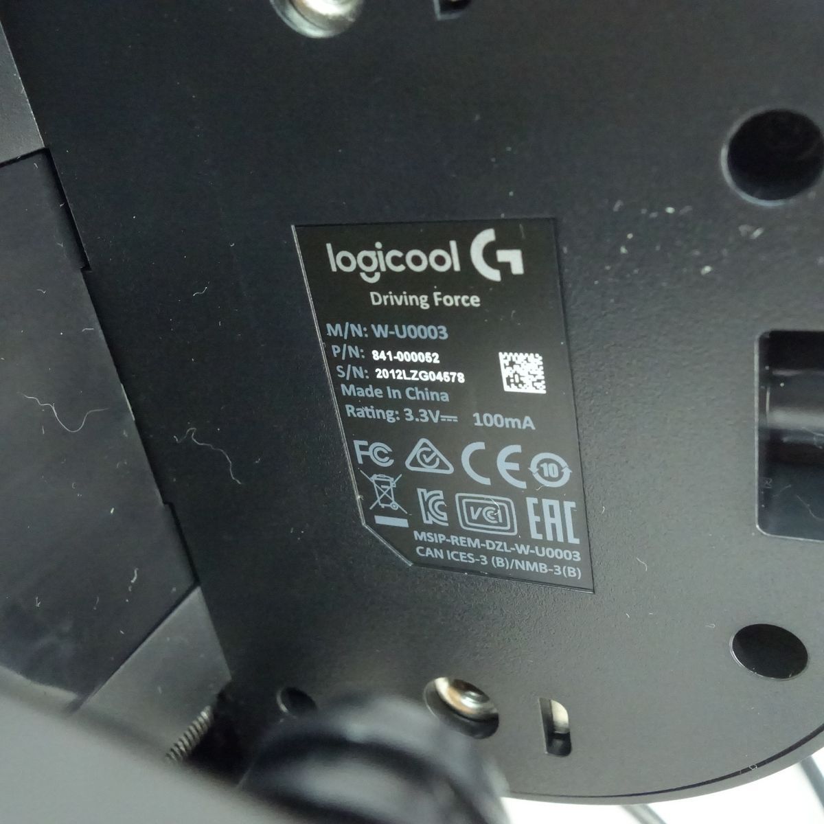 052 Logicool ロジクール ドライビングフォース シフター LPST-14900 ※ジャンク品の画像5