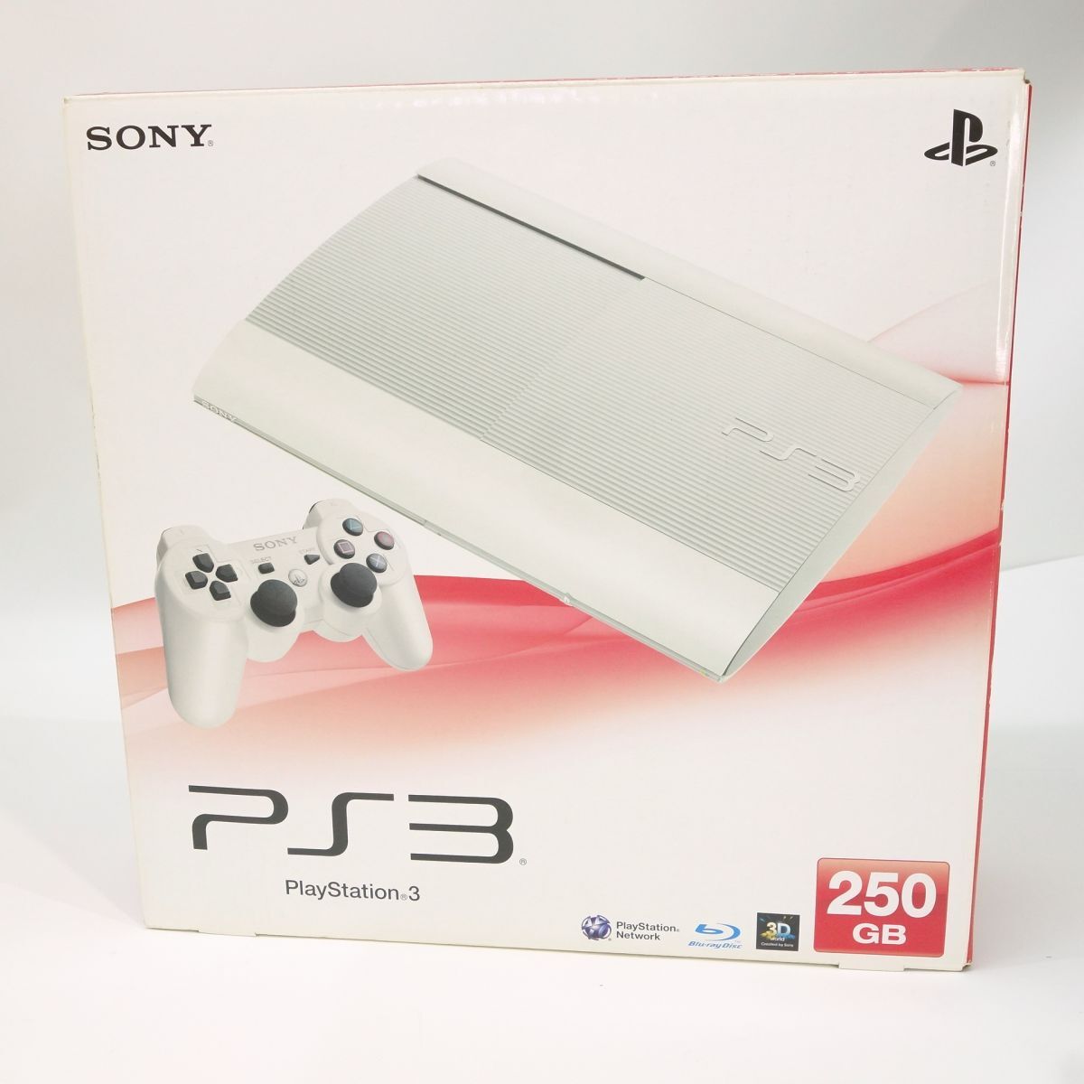 058 SONY ソニー PS3 250GB クラシック・ホワイト CECH-4200B LW ※ジャンク品の画像1