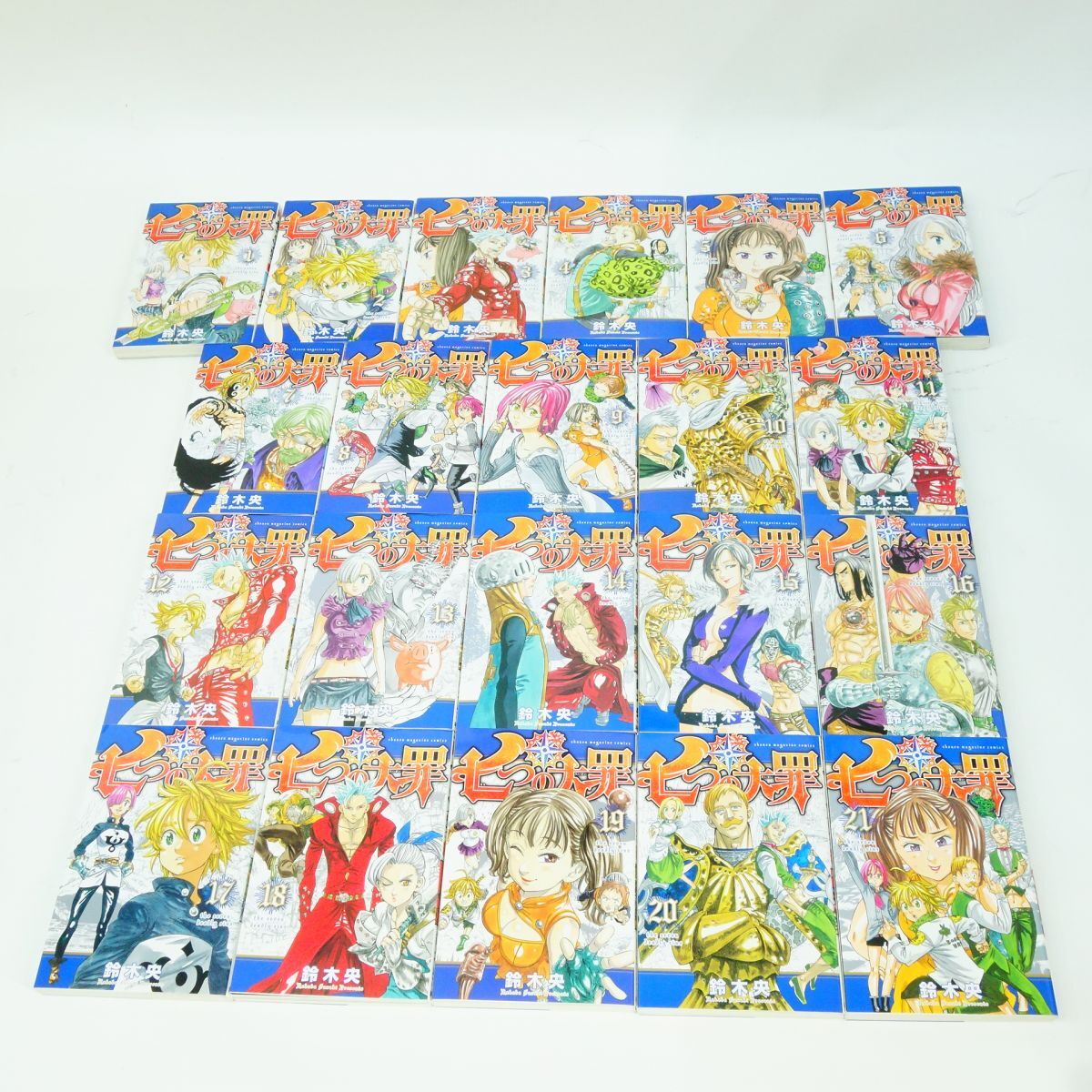 005 七つの大罪 1〜41巻 全巻セット/コミック/鈴木央 ※中古_画像5