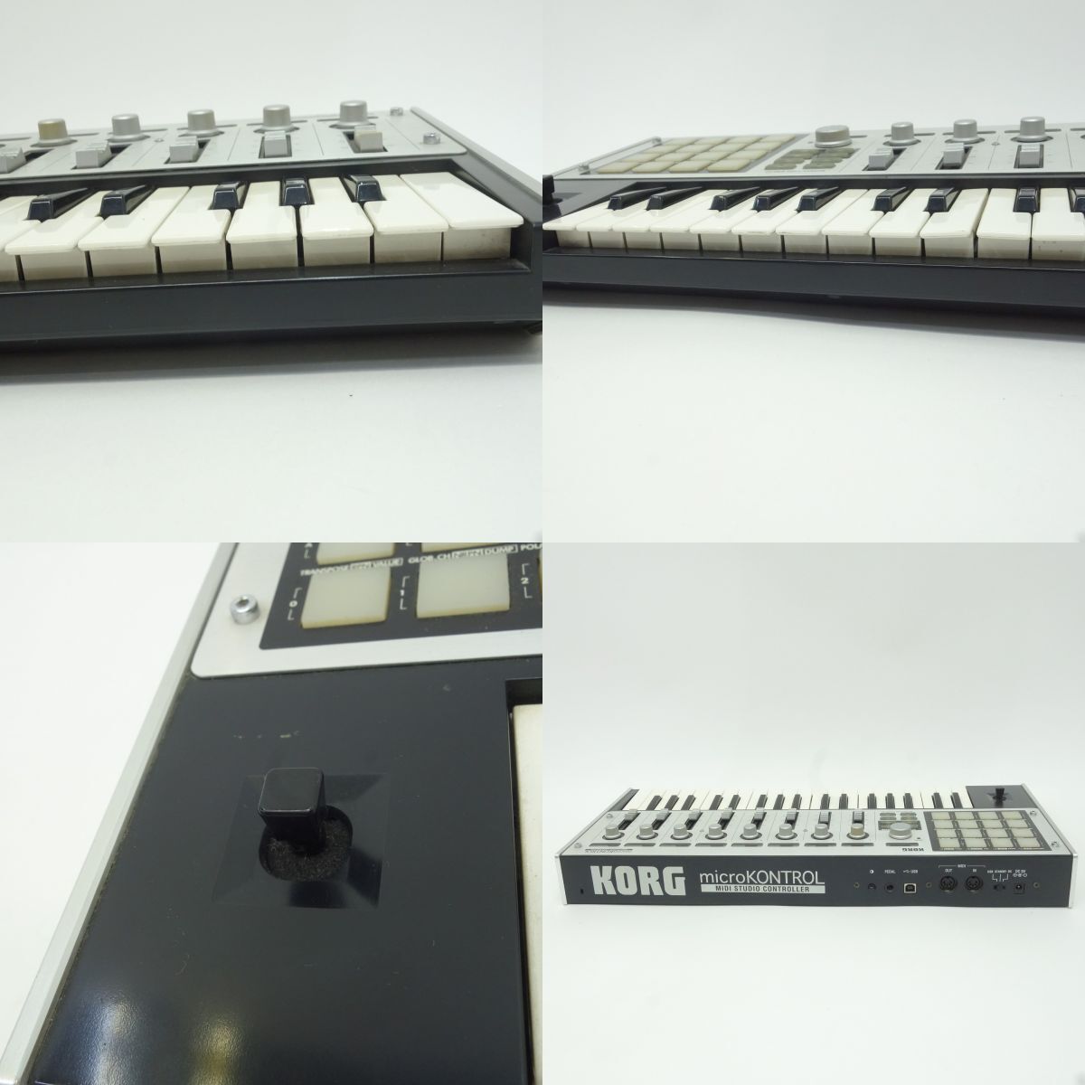 095 KORG コルグ MC-1 microKONTROL MIDIコントローラー 37鍵 本体のみ ※現状品_画像6