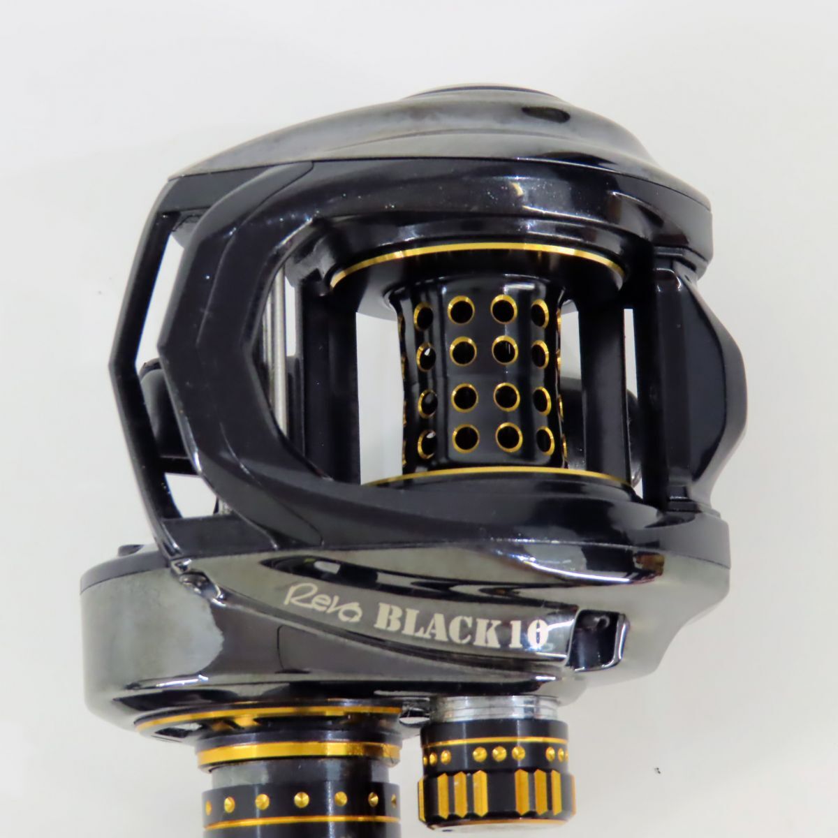 123s Abu Garcia アブガルシア REVO BLACK レボ ブラック 10-L 左ハンドル ベイトリール ※中古_画像6