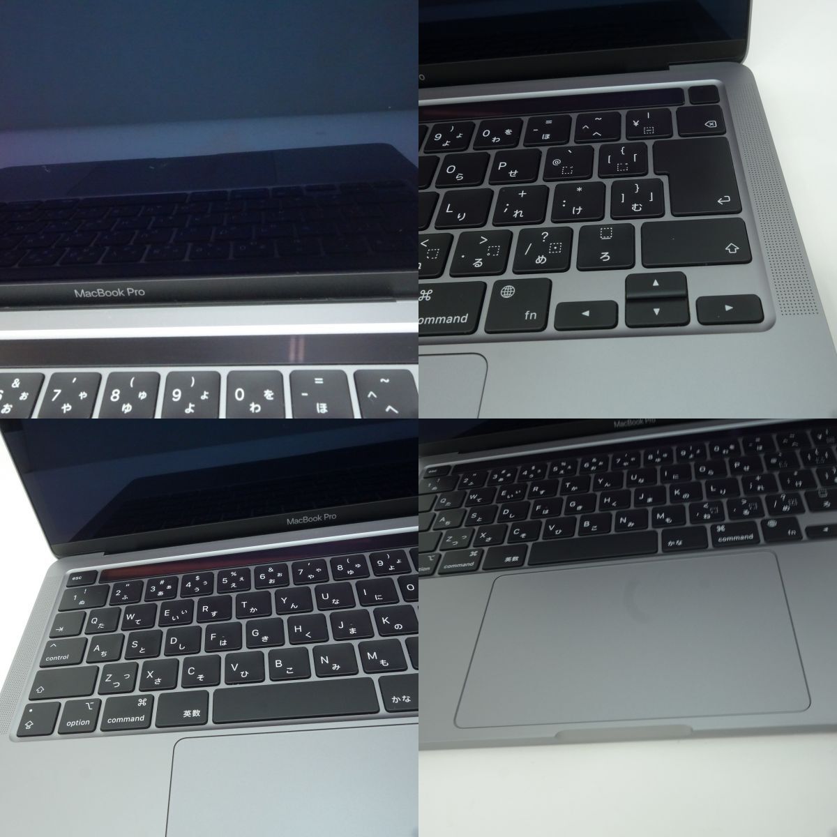 099s Apple/アップル MacBook Pro 13インチ M1 2020 MYD82J/A スペースグレイ ノートパソコン ※中古_画像6