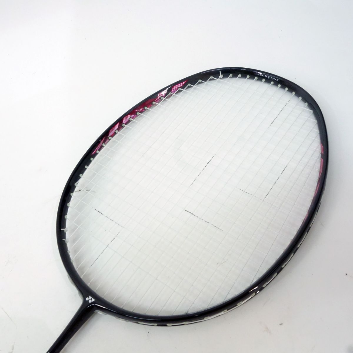116 YONEX/ Yonex nano flair 200 NF-200 black magenta badminton racket size :4UG5 * used 