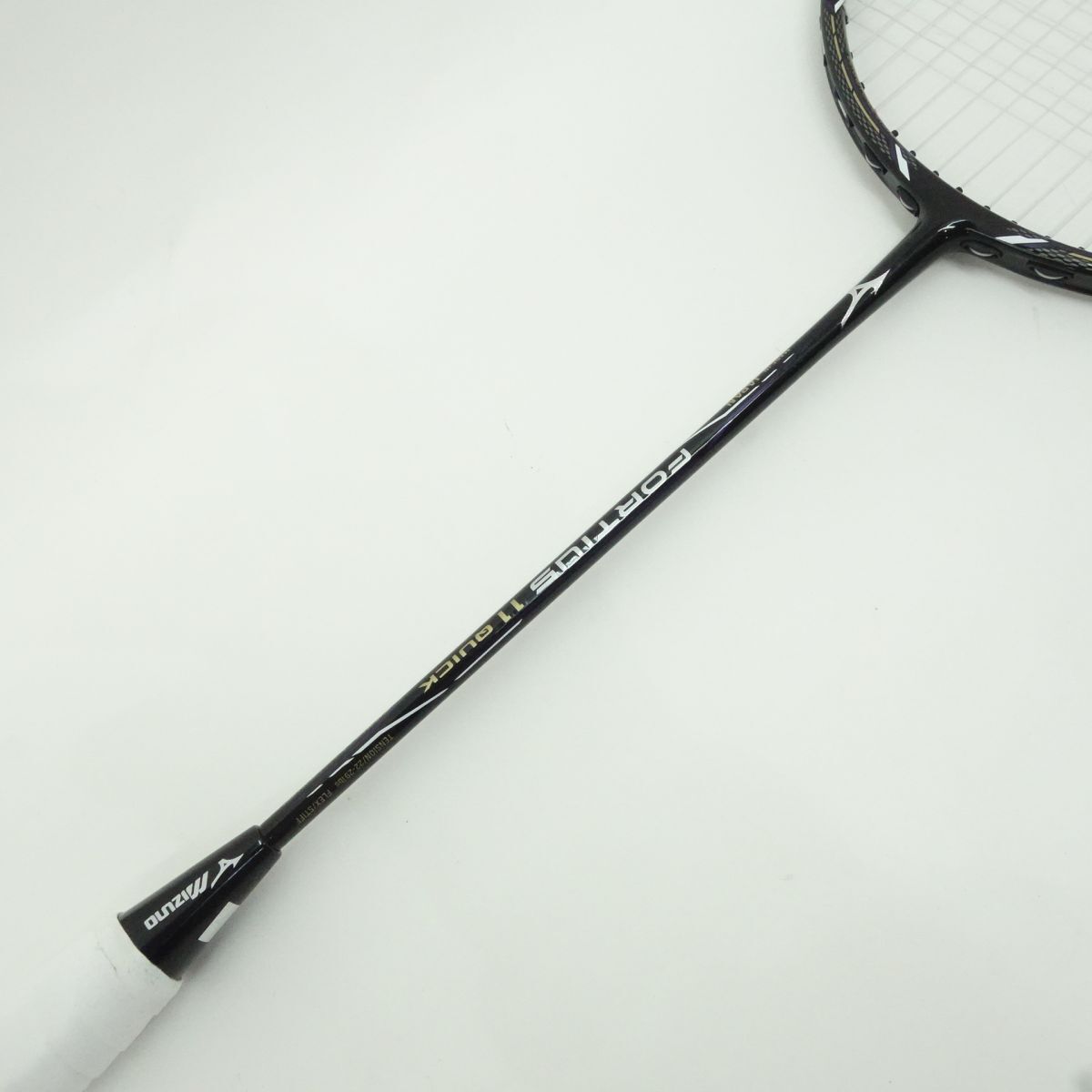 116 mizuno/ Mizuno Forte . light 11 Quick 73JTB111 black purple ru badminton racket size :4U6 * used beautiful goods 