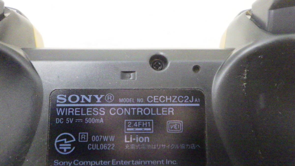 新入荷　SONY PS3 DUALSHOCK ワイヤレスコントローラー　CECHZC2J　4台セット　未テストジャンク品_画像4