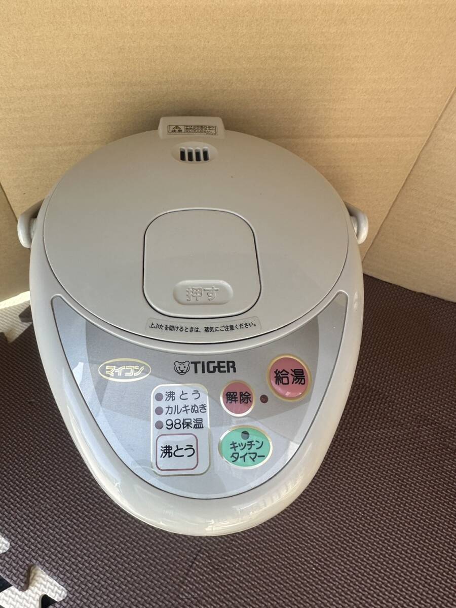 TIGER タイガー マイコン 電気ポット 2.2L ライトブラウン 《PDR-A220》_画像2