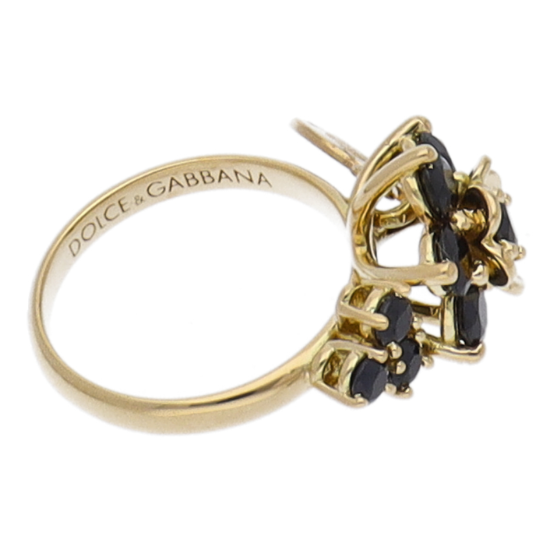  Dolce and Gabbana сапфир кольцо (#12) K18YG женский б/у 