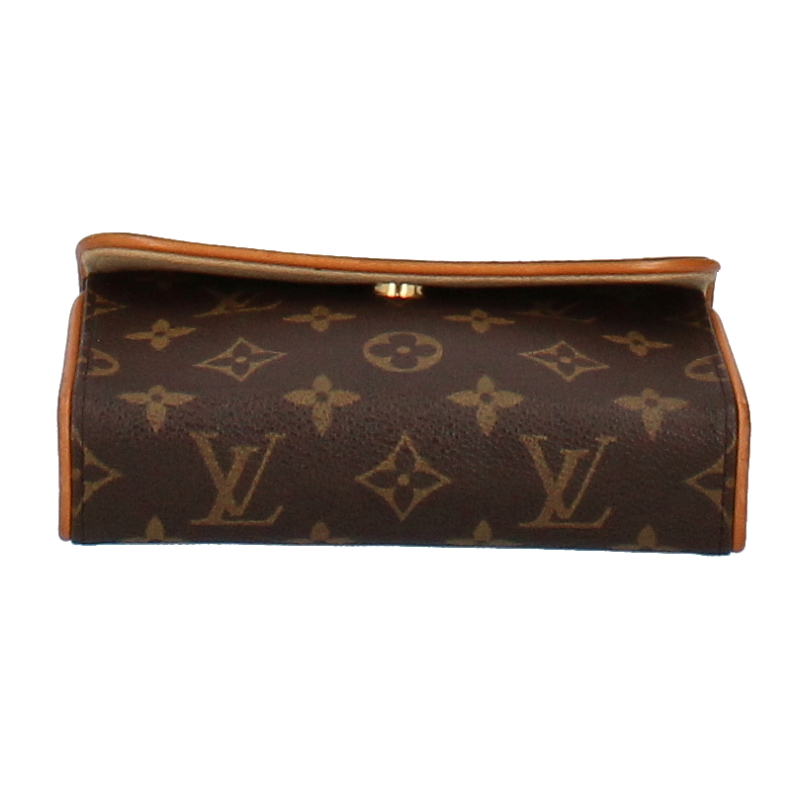  Louis * Vuitton pochette f Rolland tea nM51855 monogram lady's waist bag Brown records out of production goods beautiful goods used 