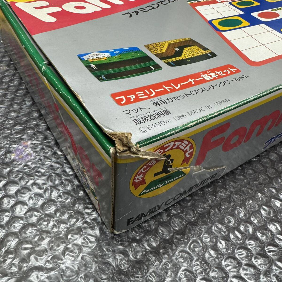 ファミリートレーナー 昭和レトロ ファミコン 体でするファミトレ　family trainer BANDAI 中古　吹屋_画像4