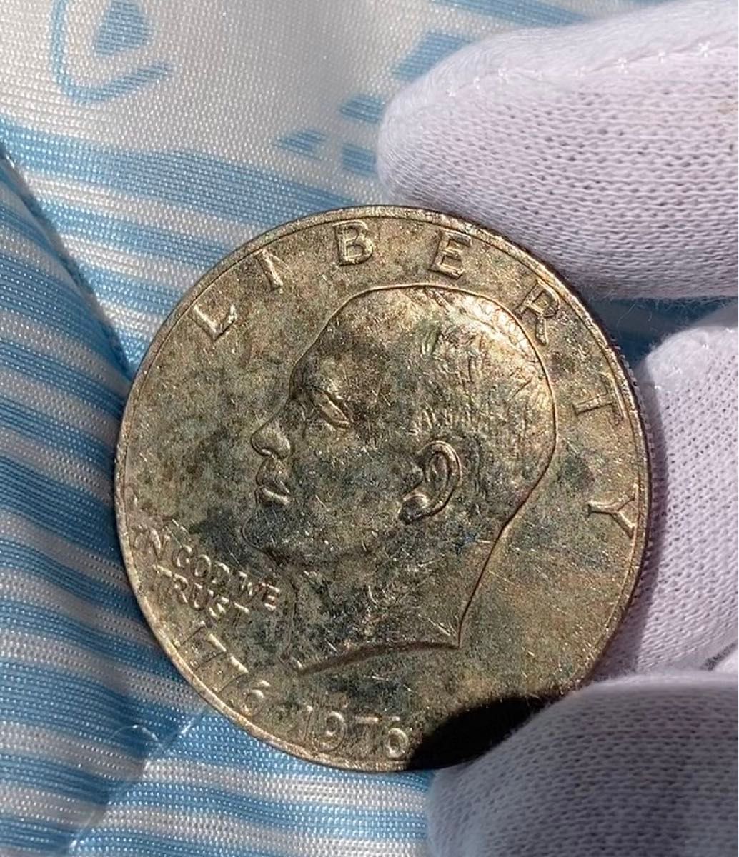 古銭　1776-1976-d アイゼンハワー リバティ ベル ムーン 1 ドル 米国　大型コイン