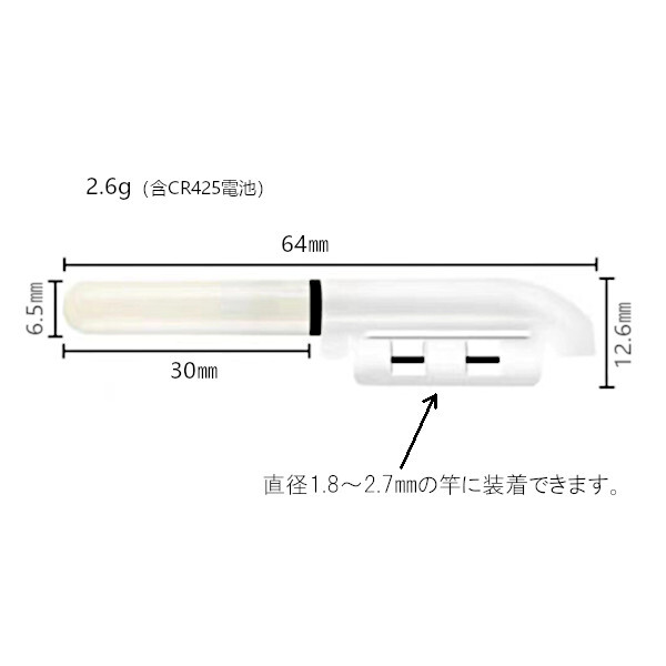 【バイトセンサー】アタリはっきり＜送料無料＞（3個）　(#23h)_画像5