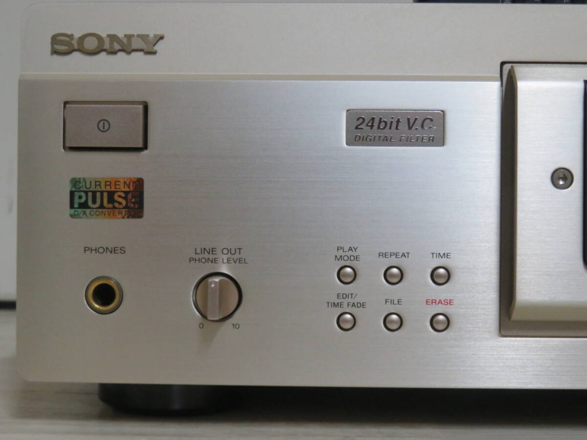 美品! SONY ソニー CDP-XA55ES CDプレーヤー リモコン/電源コード付き 非喫煙環境です 追加画像有り 