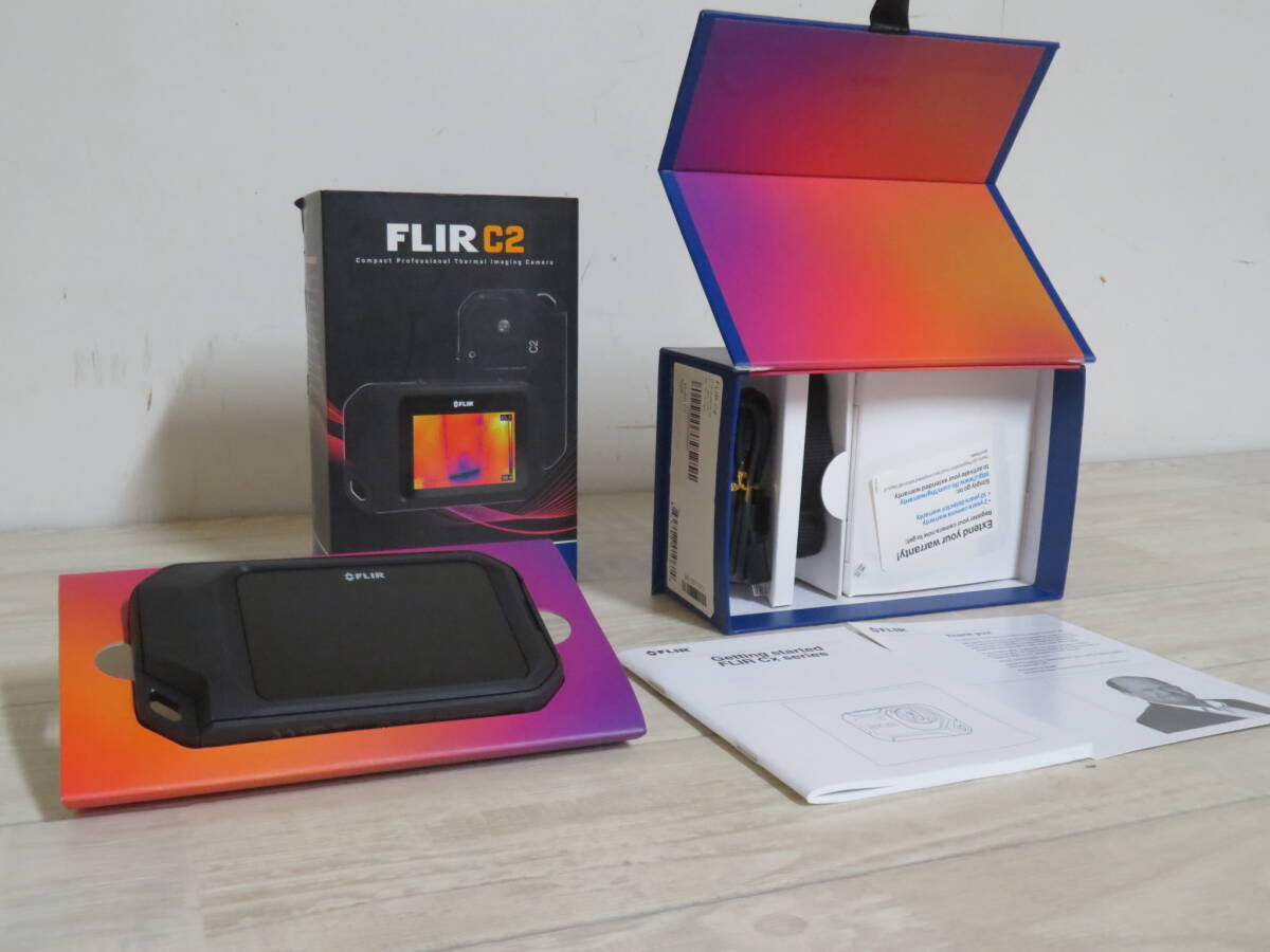 美品! FLIR C2 コンパクトサーモグラフィカメラ 赤外線カメラ 説明書/元箱/付属品付き 室内保管品 追加画像有り _画像10