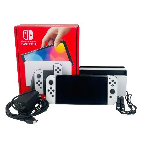 【ニンテンドー/任天堂】Nintendo SWITCH ニンテンドースイッチ 有機ELモデル HEG-001 通電〇 箱付き★10257