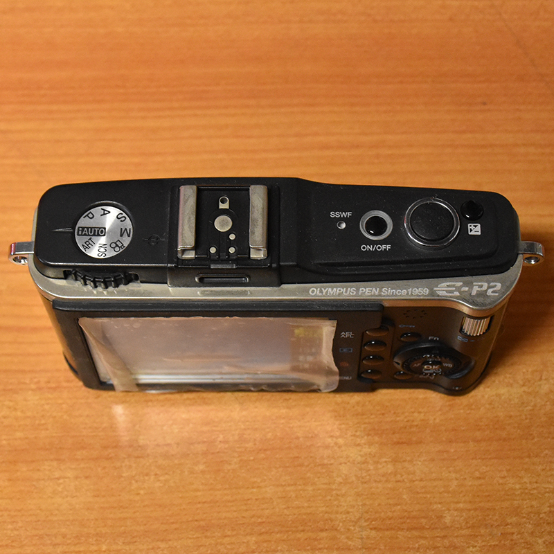 ★ オリンパス OLYMPUS E-P2 ブラック ボディ 店頭展示 模型 モックアップ 非可動品 現品 R00076_画像3