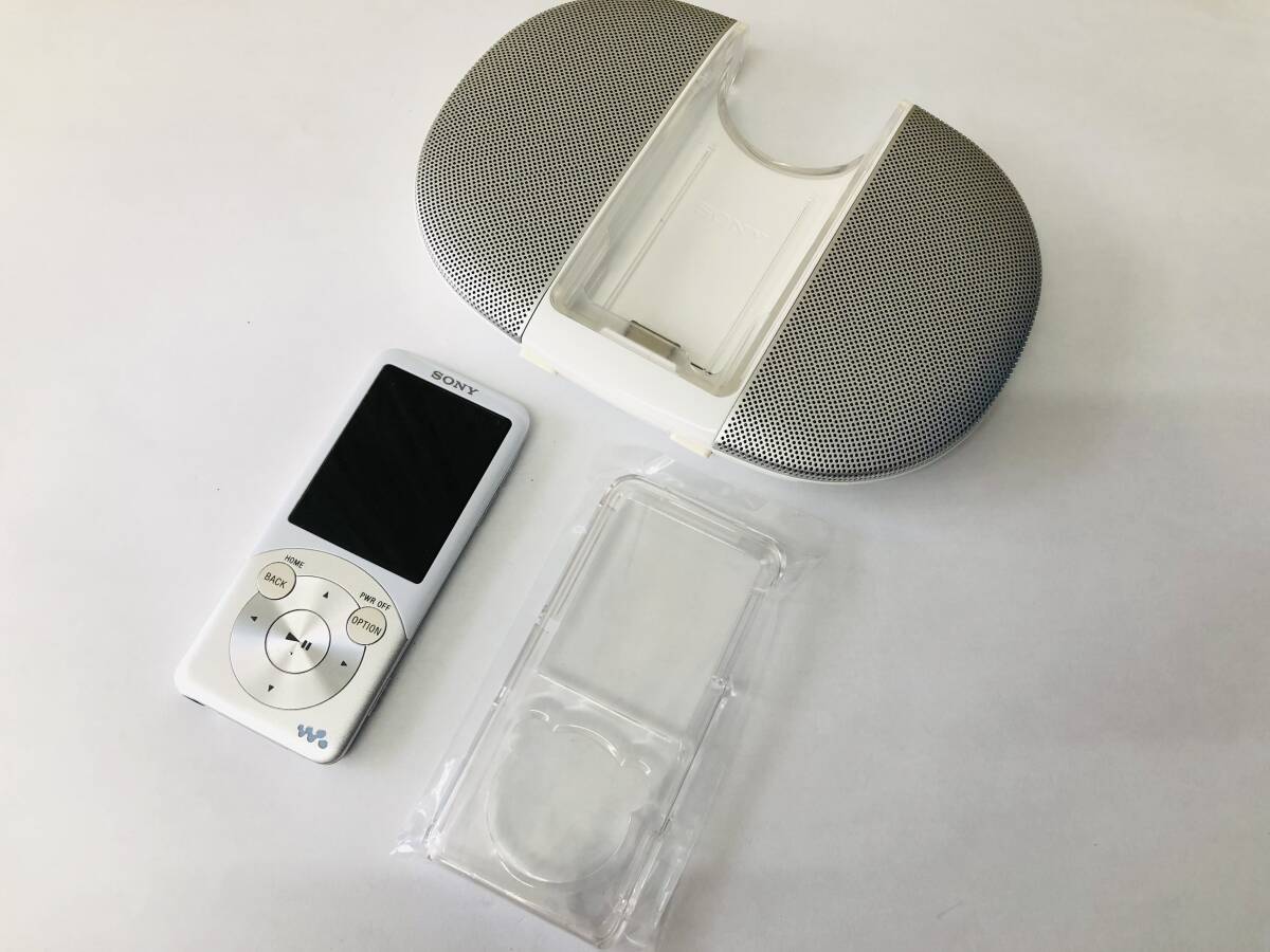 美品/SONY/ソニー/NW-S754K/ウォークマン/デジタルメディアプレーヤー/8GB/S シリーズ/ケース スピーカー 説明書 元箱付/動作確認済み_画像3