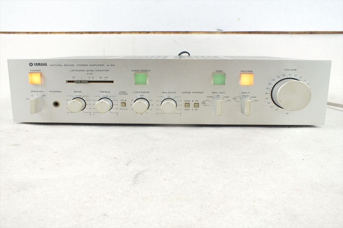 ☆YAMAHA ヤマハ A-6a アンプ 中古 現状品 240507R6043_画像2