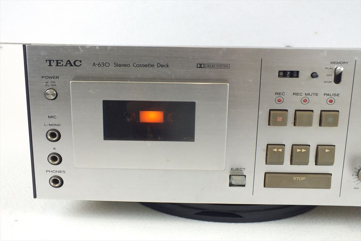 * TEAC Teac A-630 cassette deck used present condition goods 240407Y3048