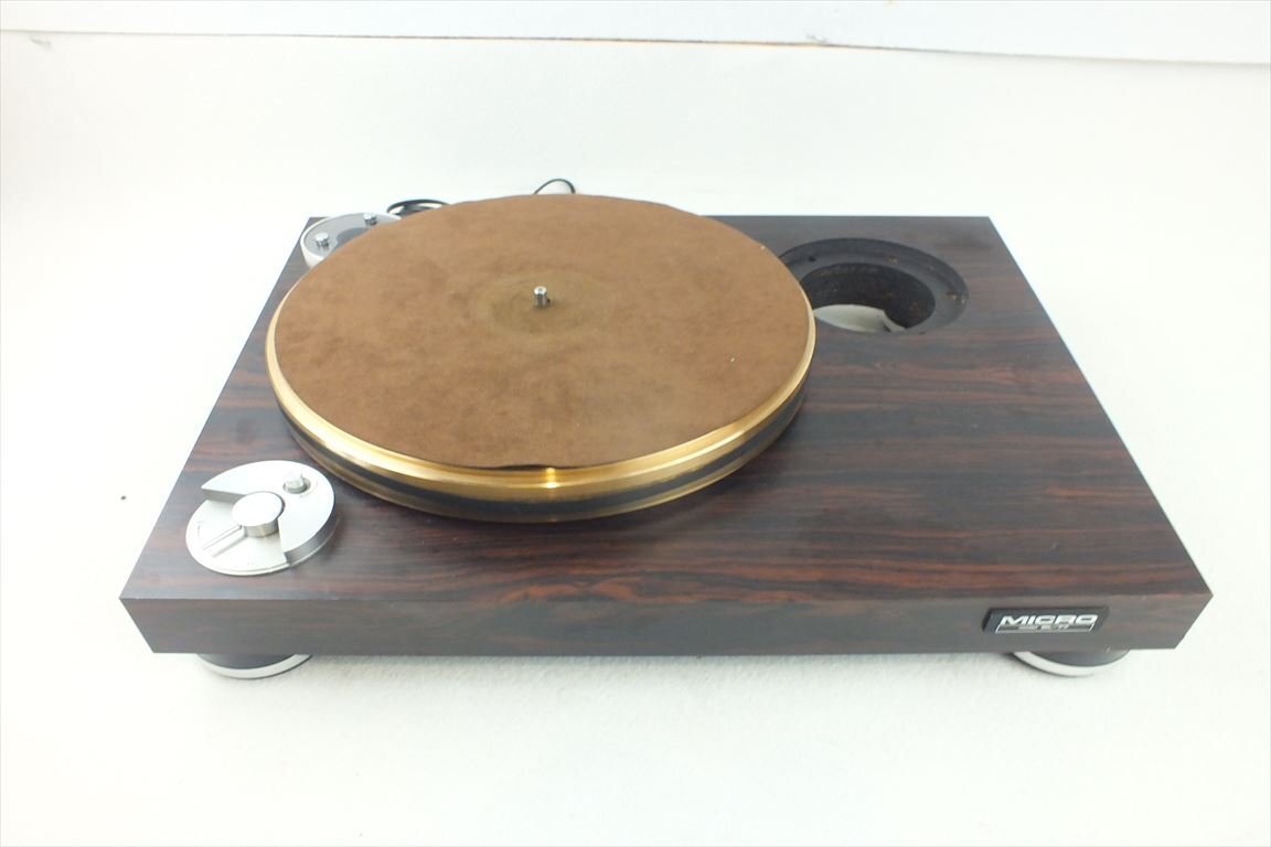 * MICRO micro . machine BL-77. made of gold turntable used present condition goods 240507R6156