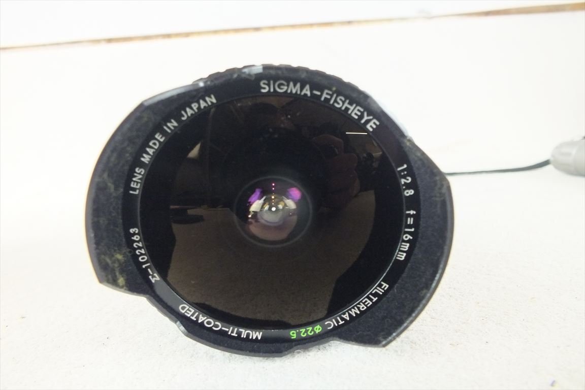 ☆ SIGMA シグマ FISHEYE 2.8 16mm ペンタックスマウント レンズ 中古 現状品 240307B9135_画像5