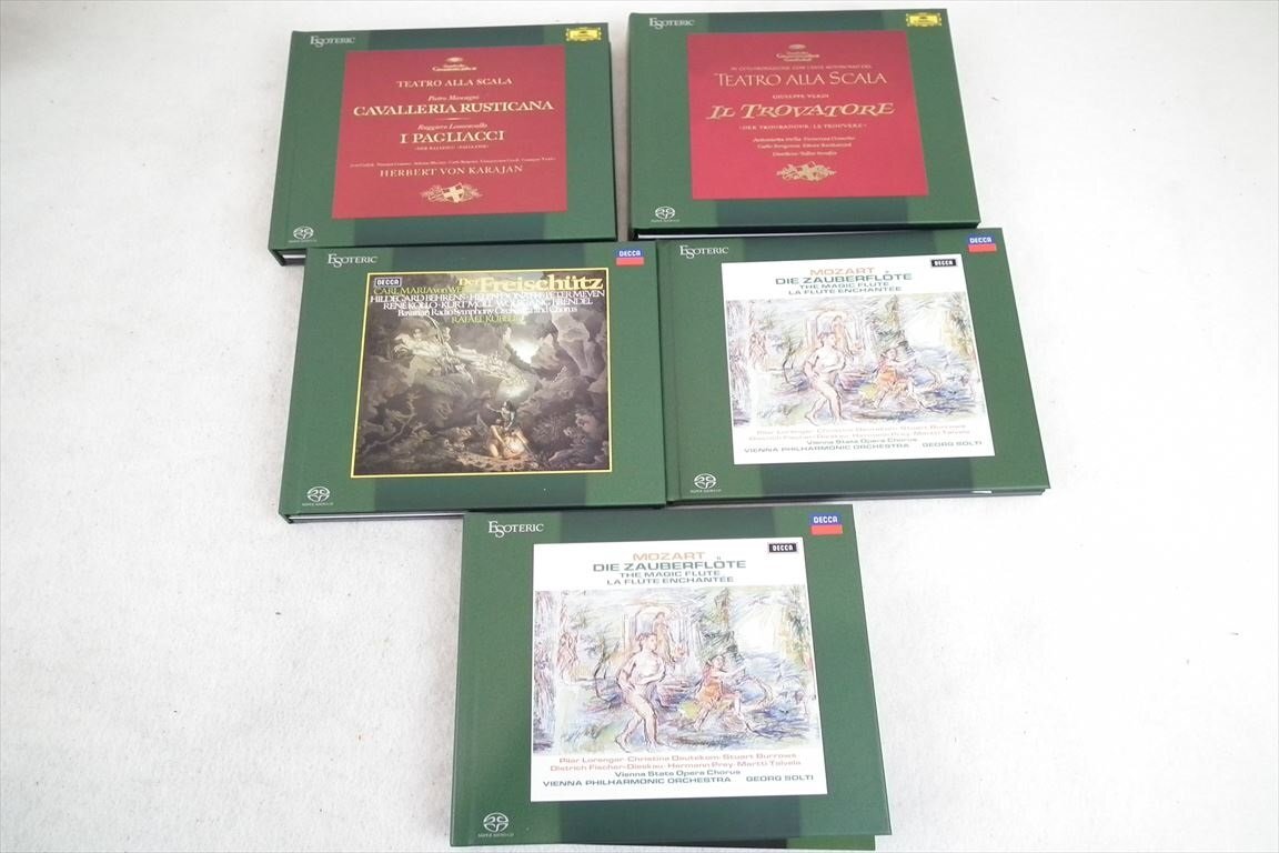 ☆ ESOTERIC 5GREAT OPERAS エソテリック オペラ SACD 中古 現状品 240308R7243C_画像2