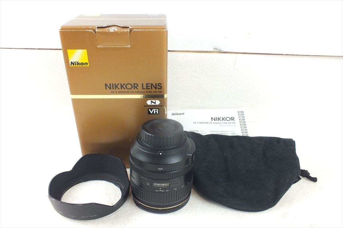 ☆ Nikon ニコン レンズ AF-S NIKKOR 24-120mm 1:4 G ED 中古 240407M4540_画像1