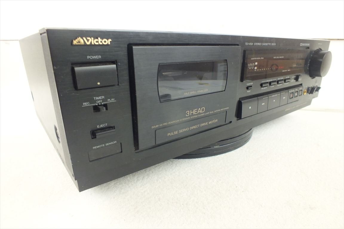 ☆ Victor ビクター TD-V531 カセットデッキ 中古 現状品 240507M4449_画像4