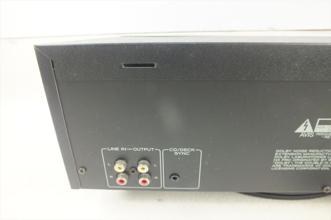 ☆ TEAC ティアック W-850R カセットデッキ 中古 現状品 240507M4468_画像8