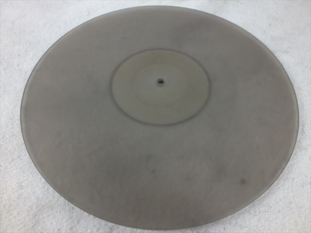 ★ MUSASHINO GLASS PLATTER ムサシノグラスプラッター ターンテーブルシート 中古 現状品 240401N3128_画像2