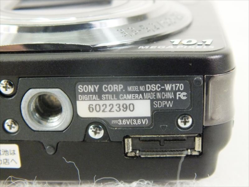 ♪ SONY ソニー DSC-W170 デジタルカメラ 中古 現状品 240411E3818の画像10