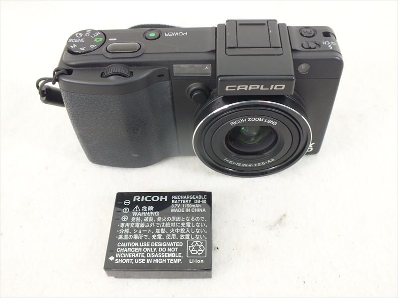 ! RICOH Ricoh Caplio GX100 цифровая камера б/у текущее состояние товар 240411E3816