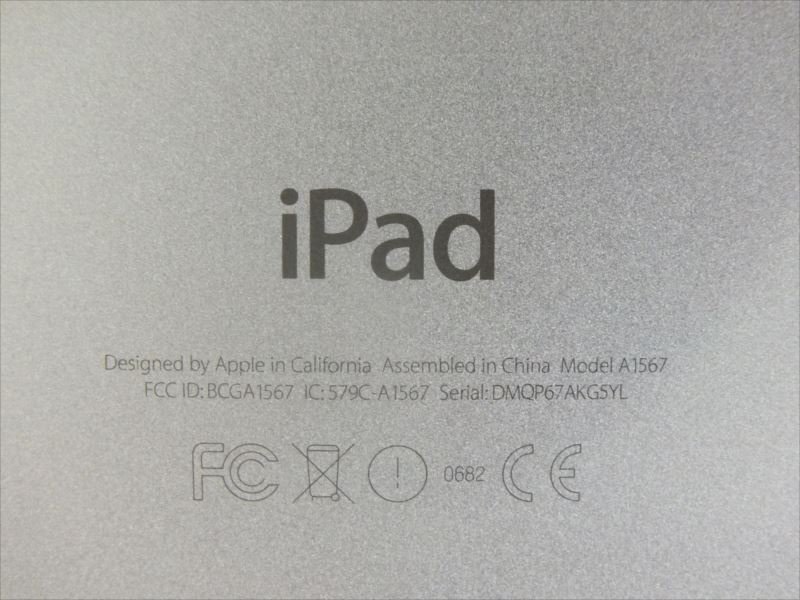 ♪ Apple アップル A1567 ipad 中古 現状品 240507R6118_画像3