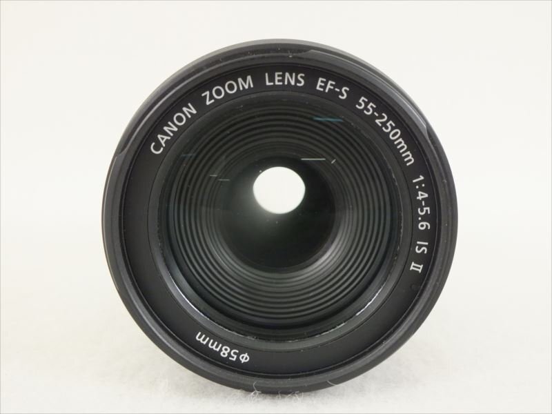 ♪ Canon キャノン EF-S 55-250mm 1:4-5.6 IS II レンズ 中古 現状品 240511E3221_画像3