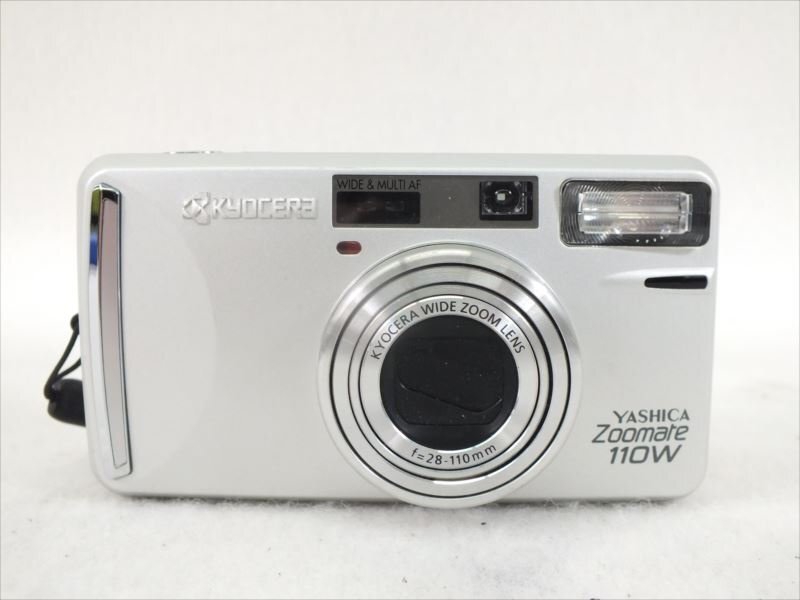 ♪ KYOCERA キョーセラ YASHICA zoom mate 110W コンパクトカメラ 中古 現状品 240511E3237_画像2