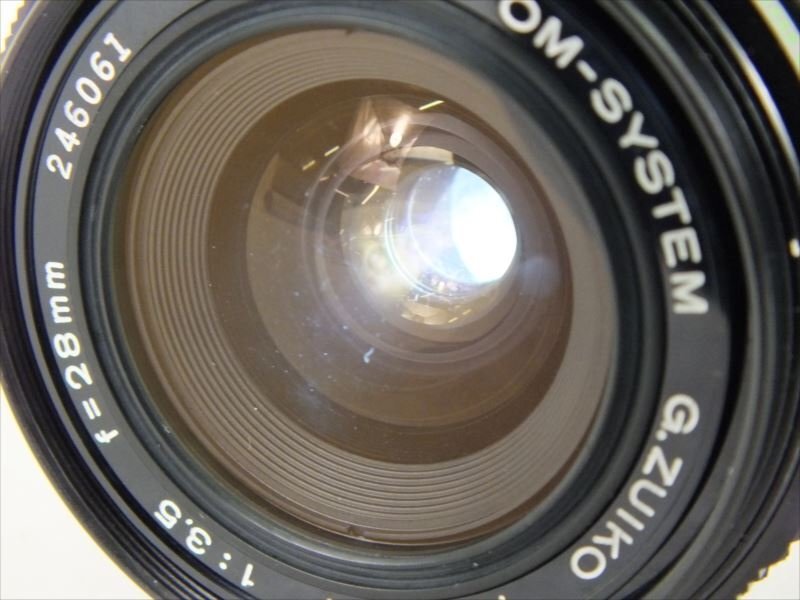 ♪ OLYMPUS オリンパス レンズ OM-SYSTEM G.ZUIKO AUTO-W 1:3.5 f=28mm 中古 現状品 240511Y7193_画像7