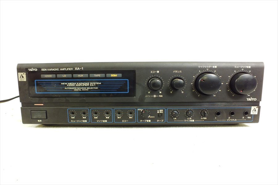 * TAITO tight -XA-1 amplifier used present condition goods 240408R7067