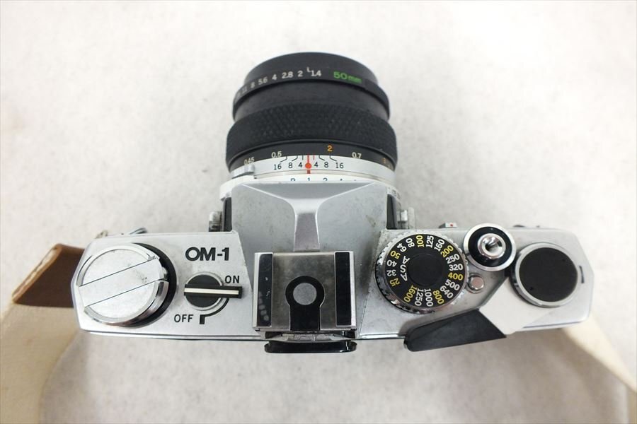 ◆ OLYMPUS オリンパス OM-1 フィルム一眼レフ G.ZUIKO AUTO-S 1:1.4 50mm 中古 現状品 240409G3770の画像8