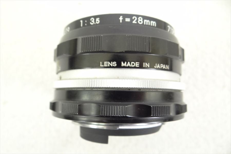 ▼ Nikon ニコン レンズ NIKKOR-H 3.5 28mm 中古 現状品 240505H3032_画像6