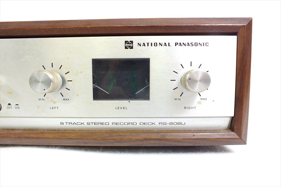 ◇ National ナショナル RS-806U レコードデッキ 中古 現状品 231008E6027の画像5