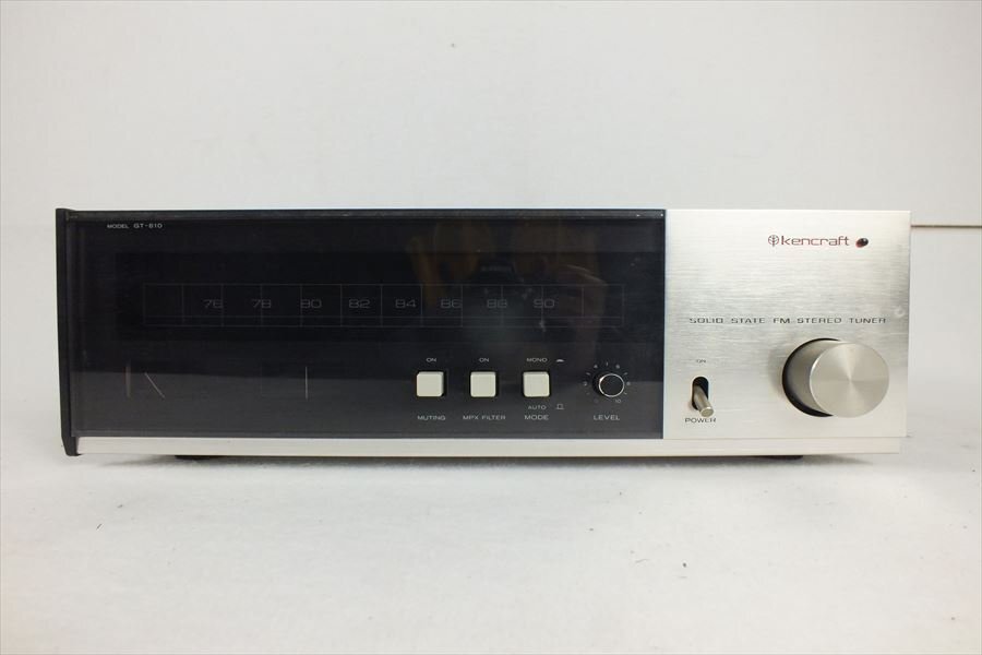 * kencraft ticket craft GT-810 tuner operation verification settled used present condition goods 240501C4217