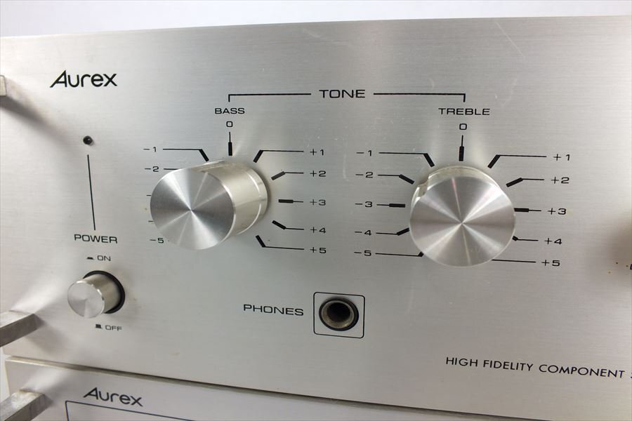 ★ Aurex オーレックス ST-210 SB-210 アンプ 中古 現状品 240401Y8480の画像3