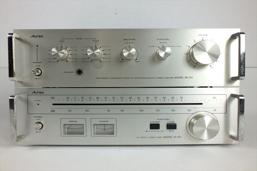 ★ Aurex オーレックス ST-210 SB-210 アンプ 中古 現状品 240401Y8480の画像2