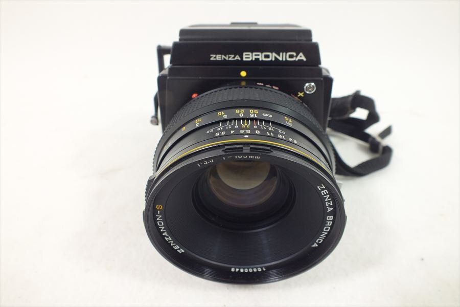 □ ZENZA BRONICA ゼンザブロニカ SQ 中判カメラ 1:3.5 105mm 中古 現状品 240406B5055の画像2