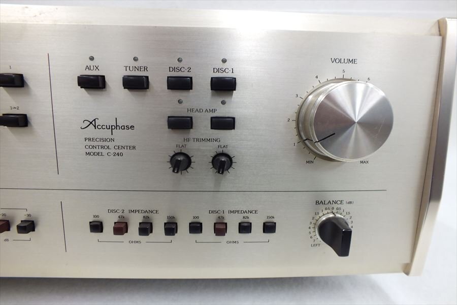 * Accuphase Accuphase C-240 controller center used present condition goods 240509M5045